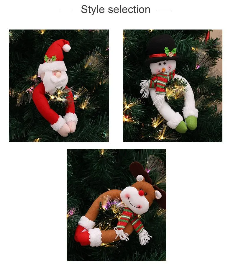 1PCS Christmas Curtain Buckle Holder Hook Santa Curtain Elk