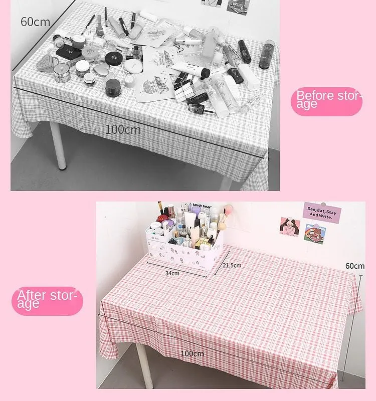 Basic Matte Pastel Makeup Drawer Organizer