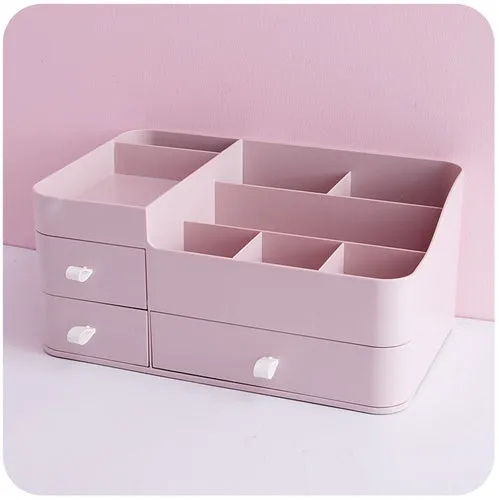 Basic Matte Pastel Makeup Drawer Organizer