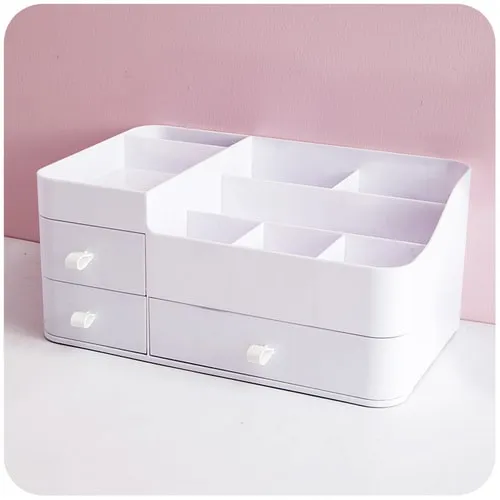 Basic Matte Pastel Makeup Drawer Organizer