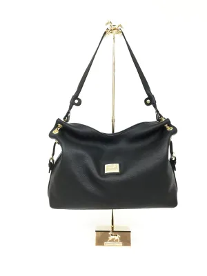 Black Leather Shoulder Bag