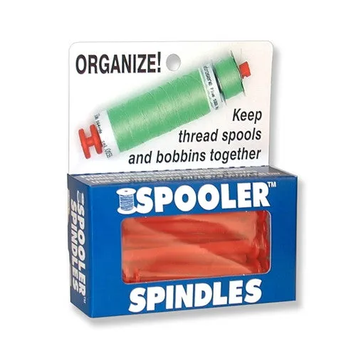 Blue Feather Spindles For Spooler 12 Pack
