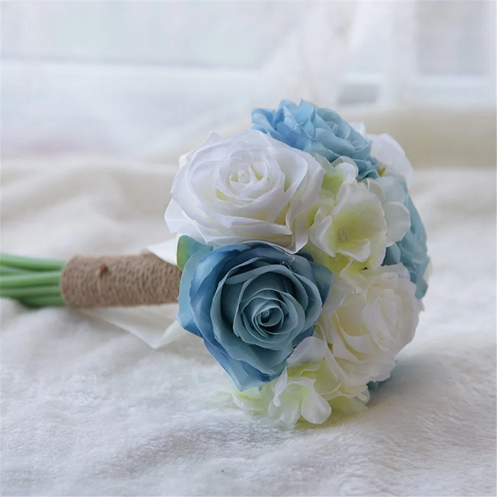 Bride , Rose Bouquet for Wedding Party Church Valentine's Day Birthday