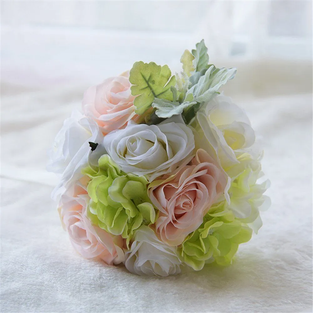 Bride , Rose Bouquet for Wedding Party Church Valentine's Day Birthday