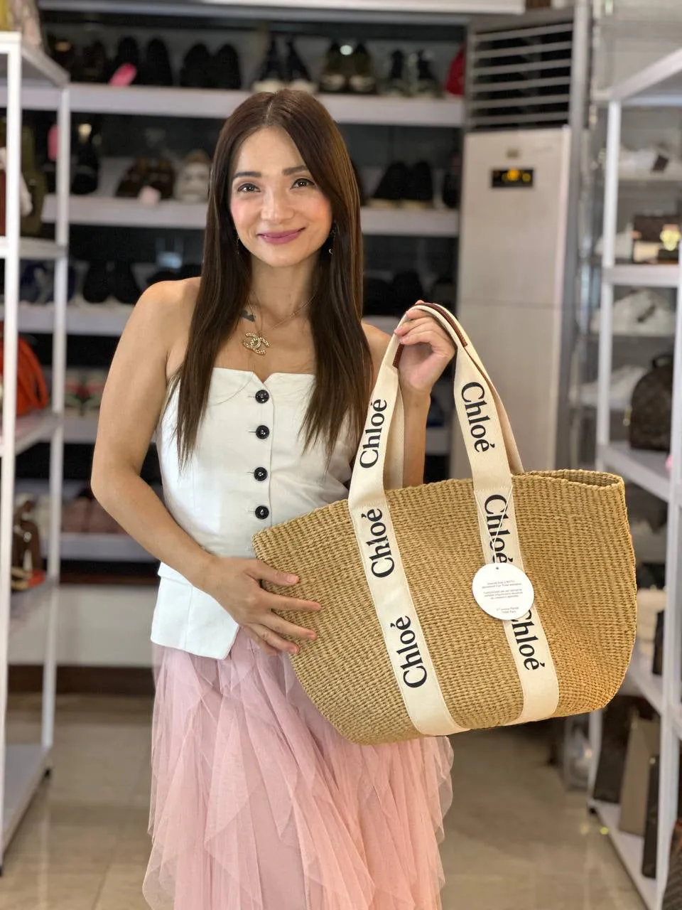 Chloe x Mifuko Woody Basket
