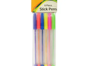 Colored Stick Pens Set