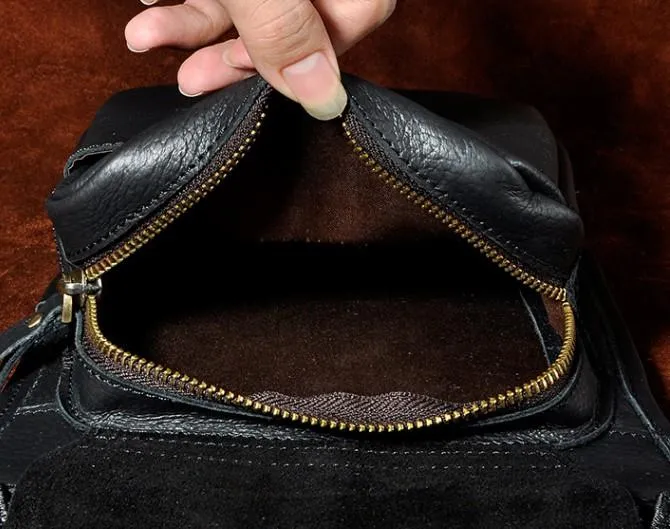 Cool Biker Mens Leather Drop Leg Bag Belt Pouch Waist Bag Side Bag Shoulder Bag for Men