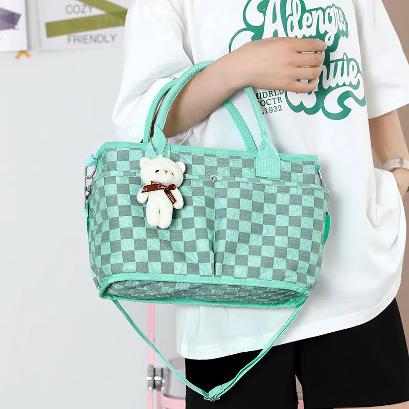 Diaper Tote Bag Mommy Bag for Hospital Maternity Baby with Stroller Straps