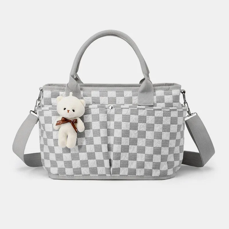 Diaper Tote Bag Mommy Bag for Hospital Maternity Baby with Stroller Straps