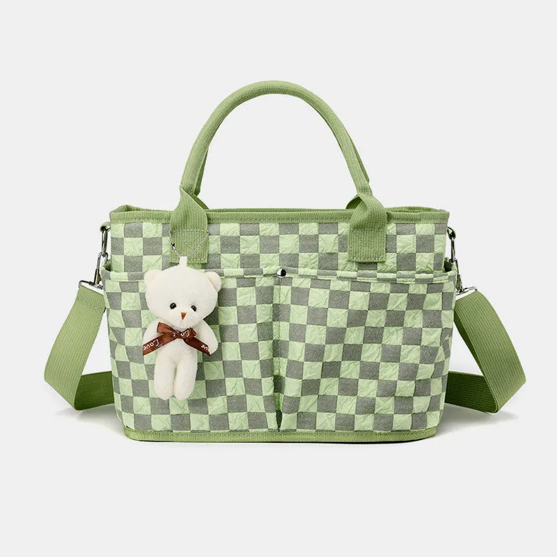 Diaper Tote Bag Mommy Bag for Hospital Maternity Baby with Stroller Straps