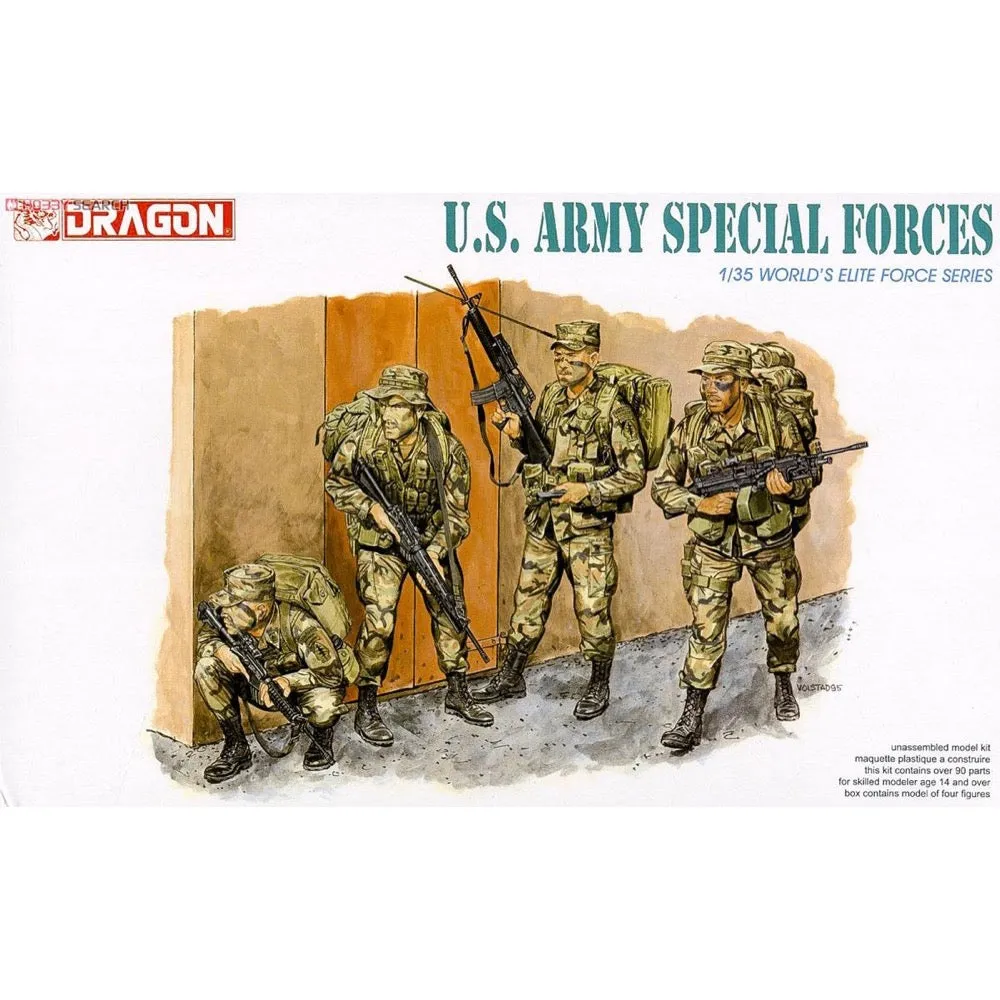 Dragon 3024 1/35 U.S. Army Special Forces Plastic Model Kit