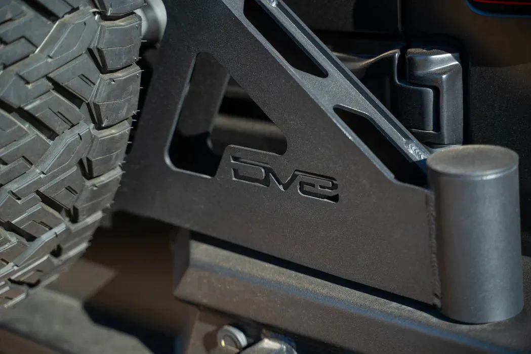 DV8 Off Road Tire Carrier Jeep Wrangler JL (18-24) MTO Series Spare Tire Swing Gate