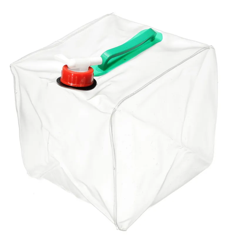 Easy Camp Folding Water Carrier Container Bag Bottle 10L Transparent LDPE