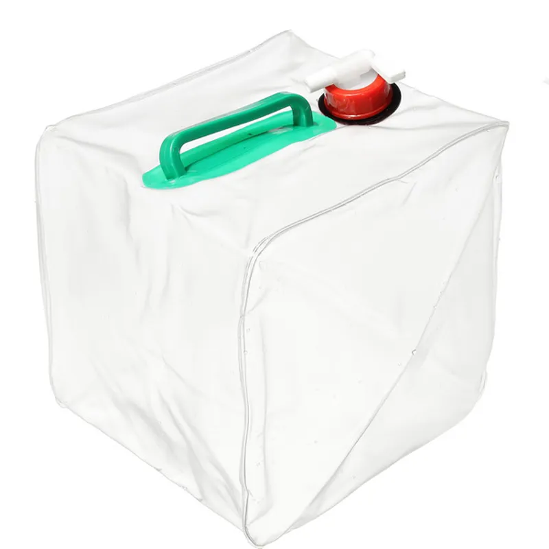 Easy Camp Folding Water Carrier Container Bag Bottle 10L Transparent LDPE