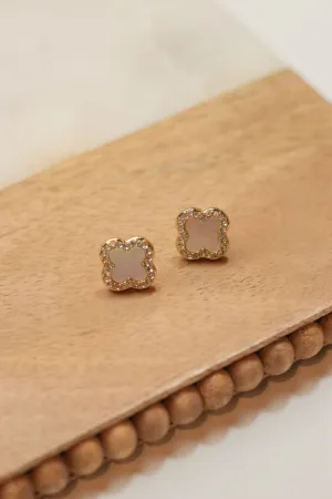 Elevated Quatrefoil Stud Earrings