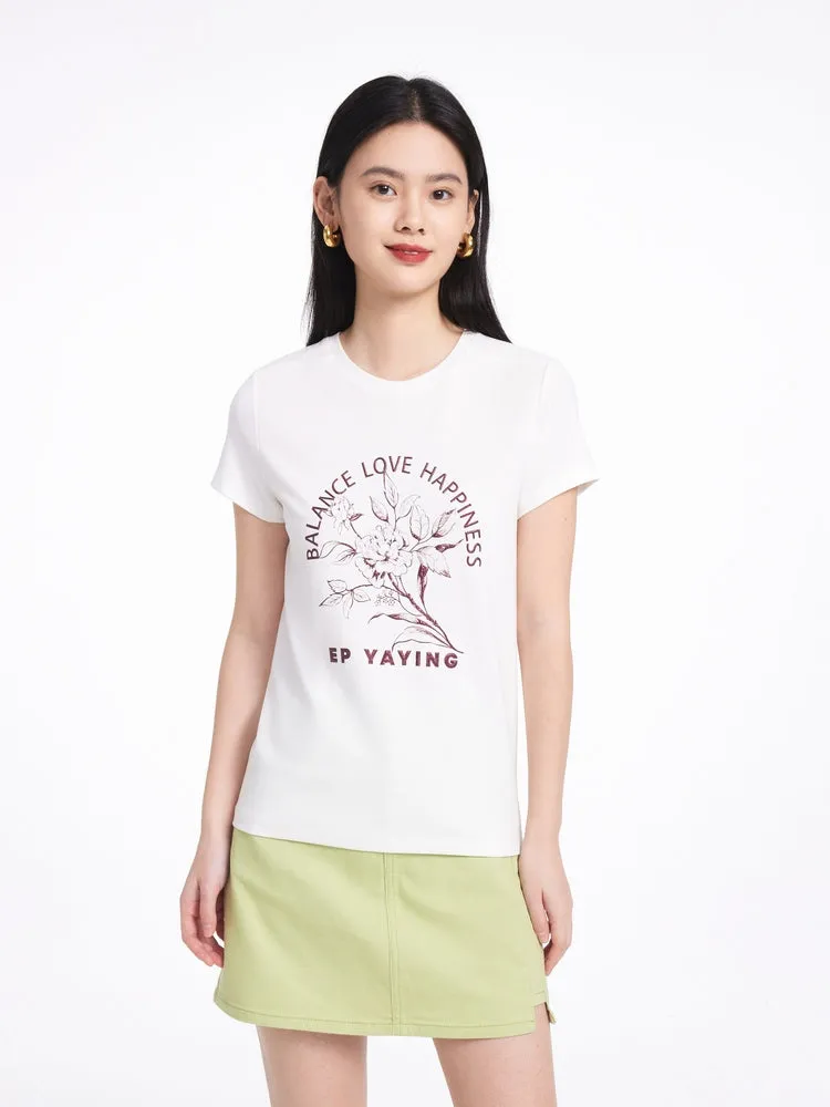 EP YAYING printed short-sleeve T-shirt