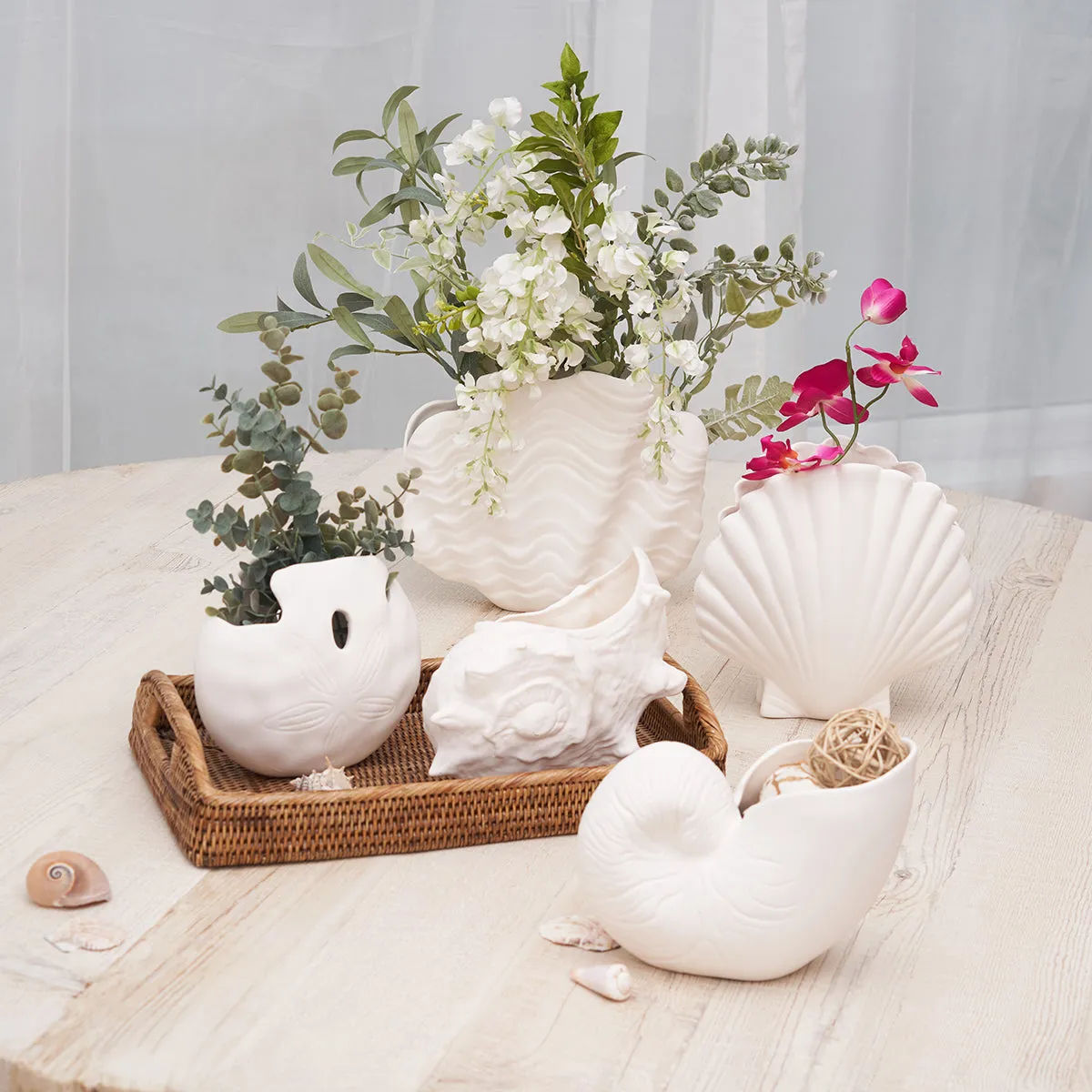 Fan Shell Vase