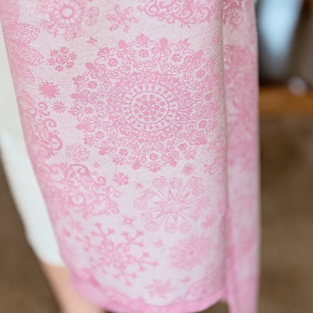 Fidella Fly Tai - MeiTai babycarrier Iced Butterfly Sparkling Rose (Baby Size - From Birth)