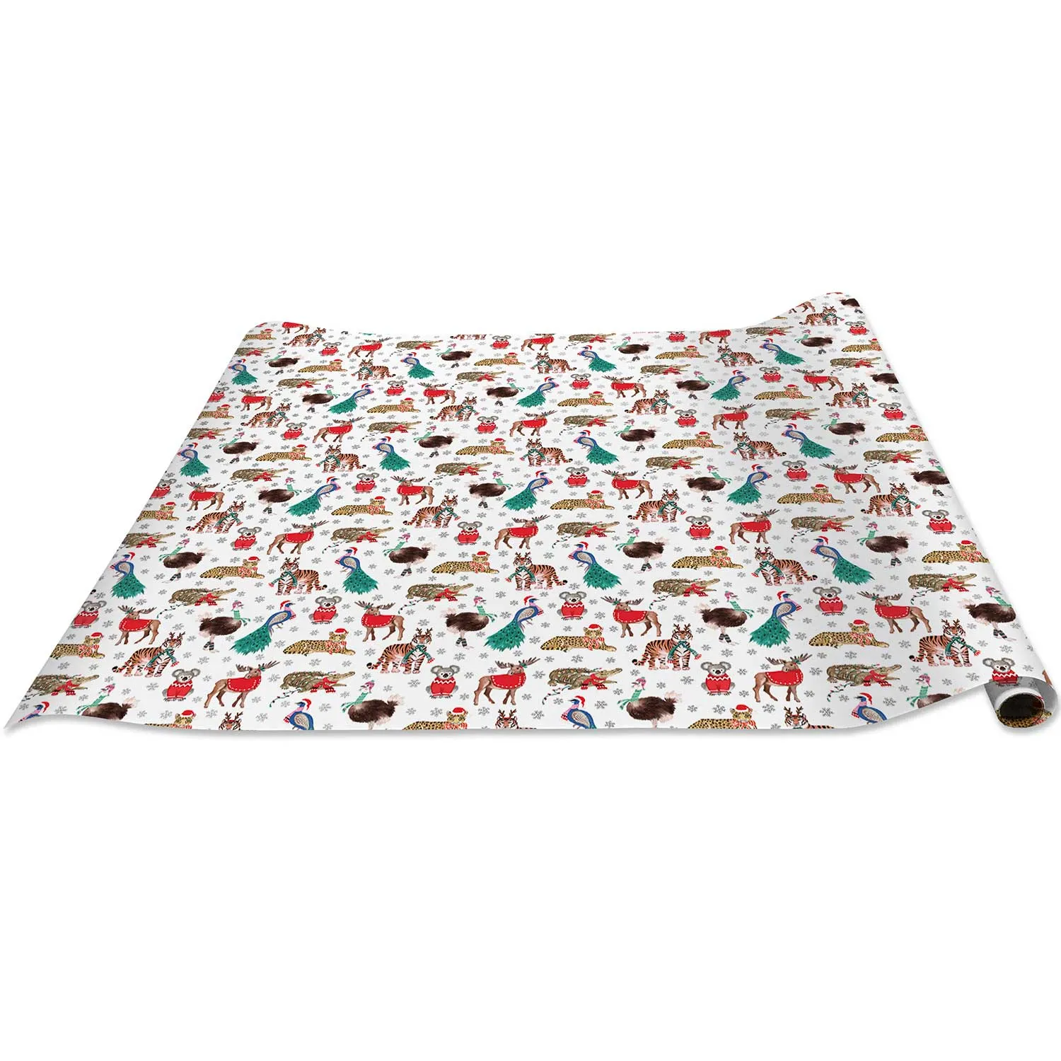 Holiday Safari Christmas Gift Wrap