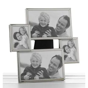 Joe Davies Silver 4 Pictures Frame Collage
