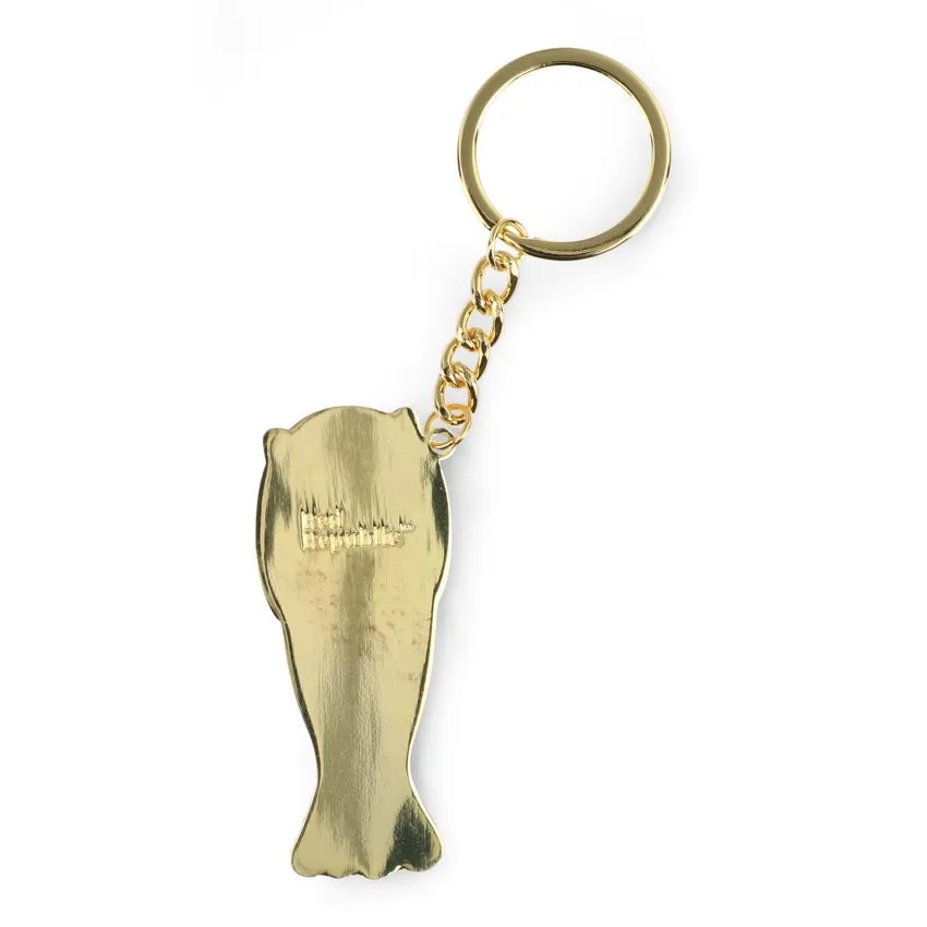 Merlion Chou Chou Keychain (Gold)