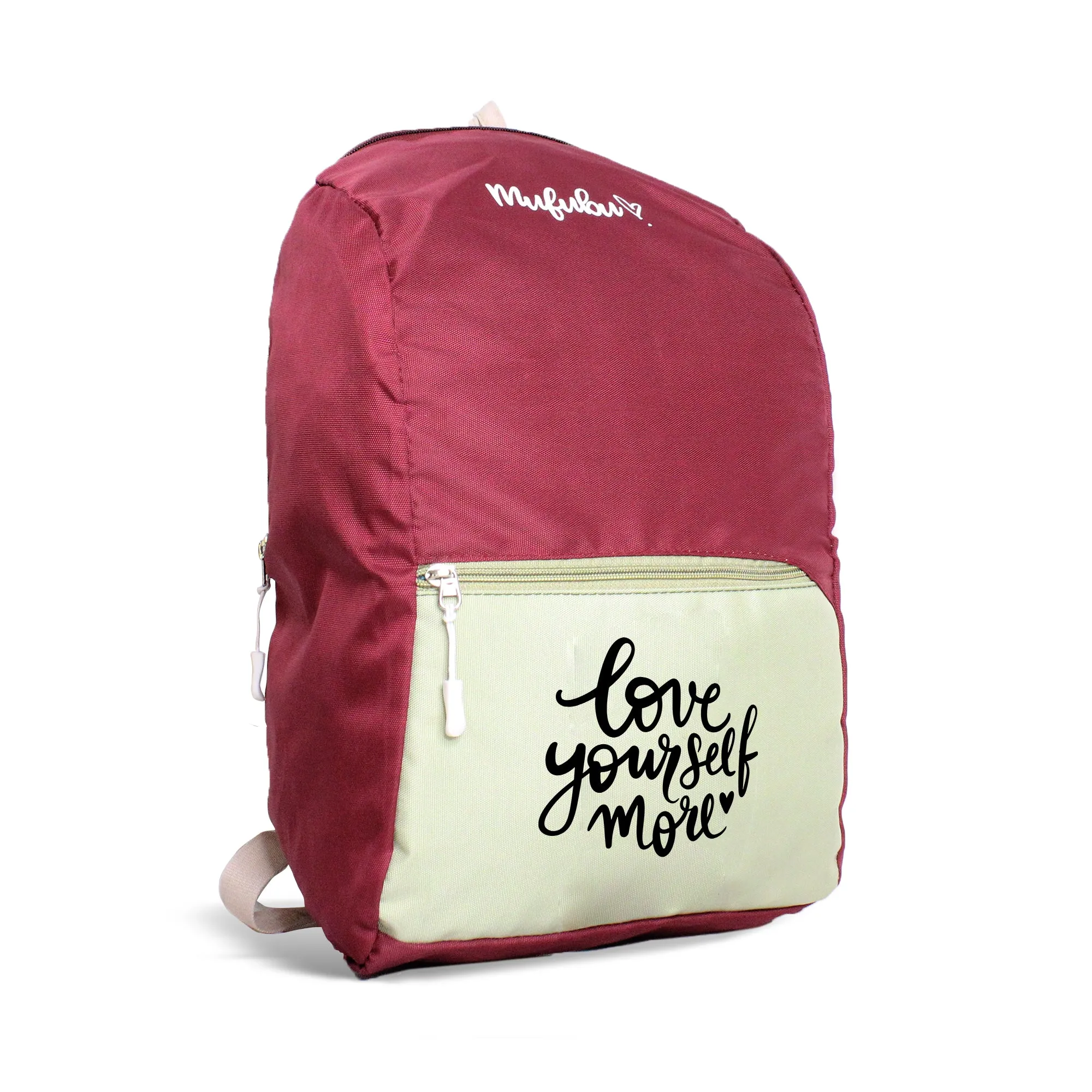 Nano Backpack 15 Ltr Love Yourself More Pistachio Wine