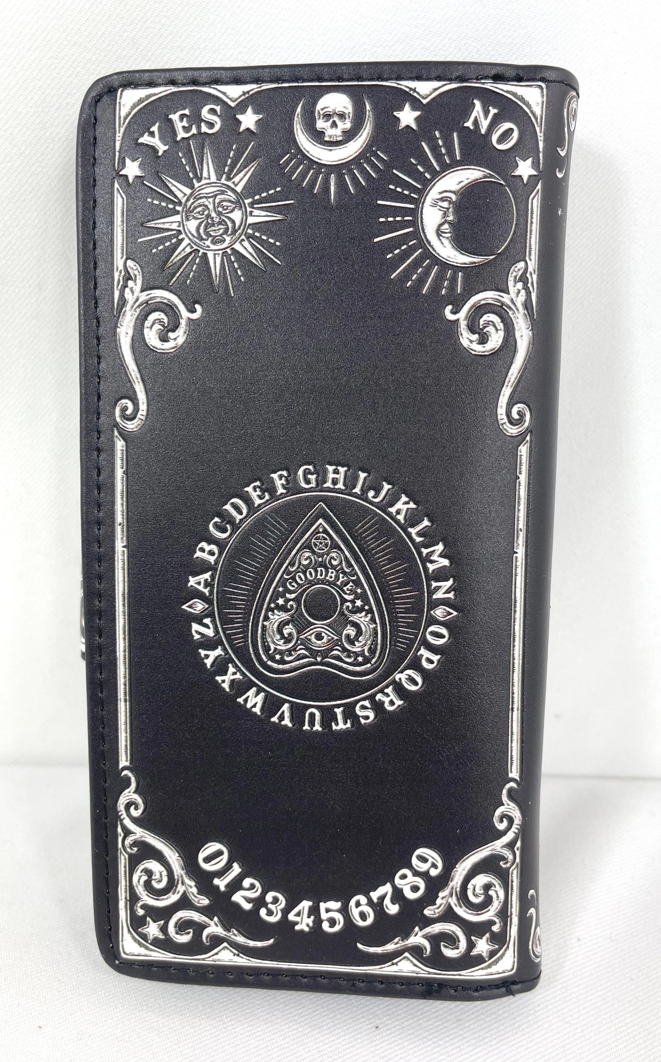 Nemesis Now Spirit Board Planchette 3D Embossed Black Wallet Wiccan Gothic Gift