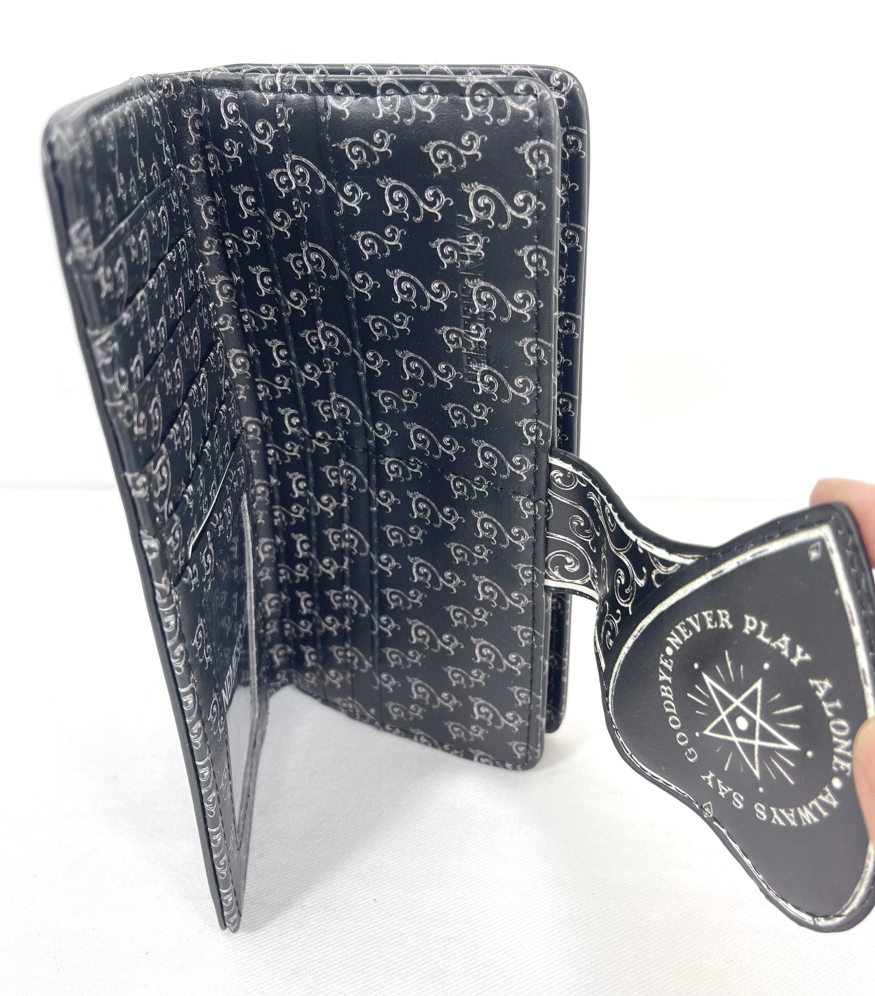Nemesis Now Spirit Board Planchette 3D Embossed Black Wallet Wiccan Gothic Gift