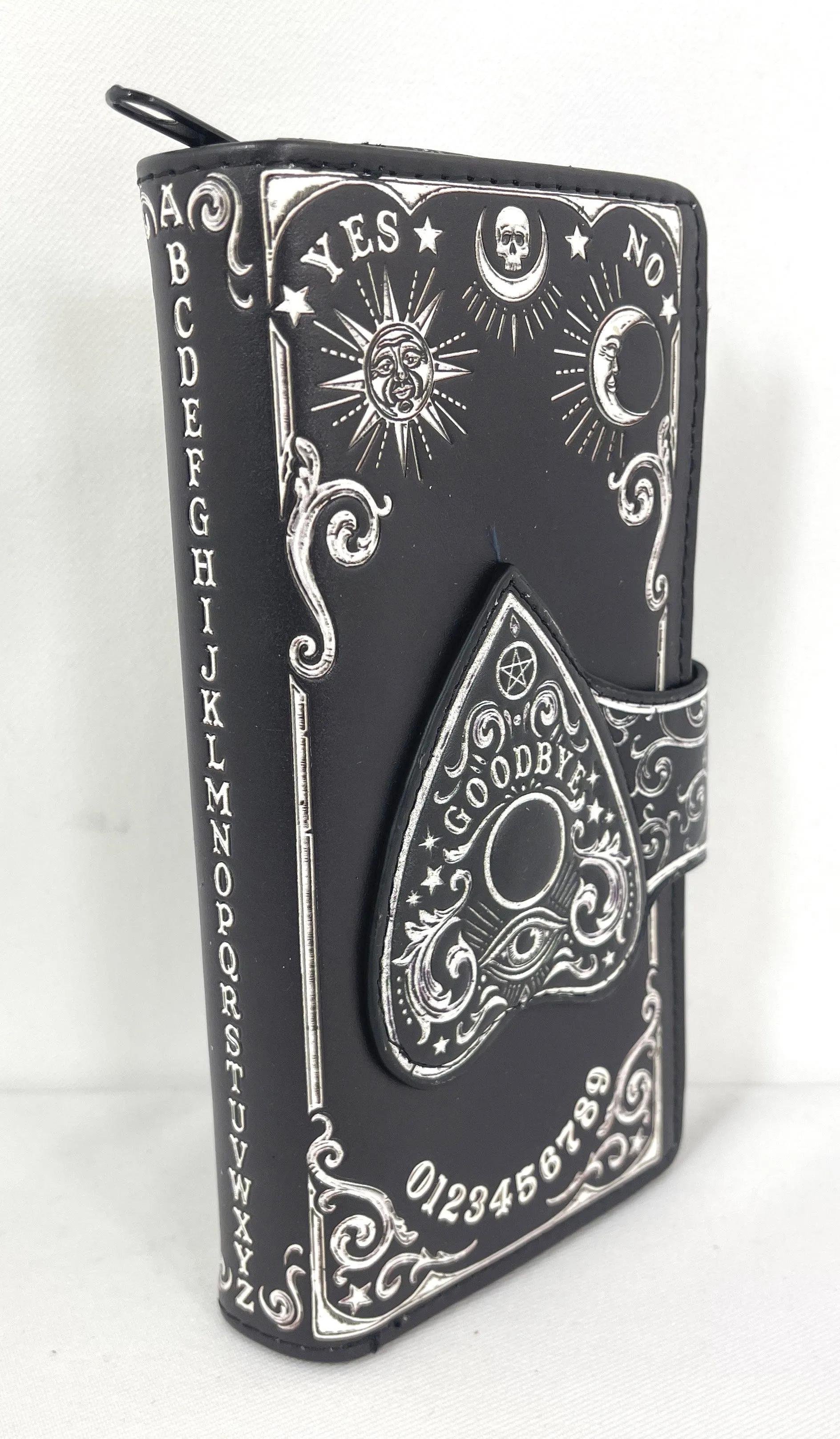 Nemesis Now Spirit Board Planchette 3D Embossed Black Wallet Wiccan Gothic Gift