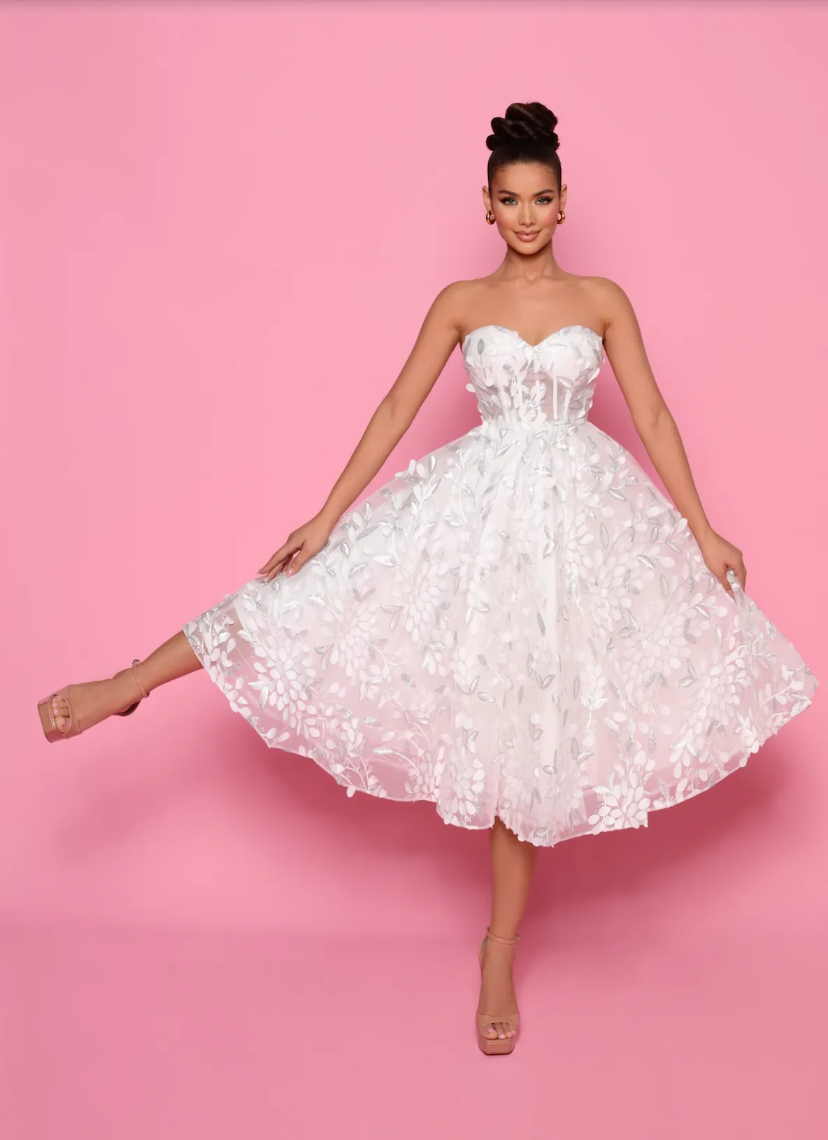 Nicoletta - NP145 - Sweetheart Corset Evening Gown
