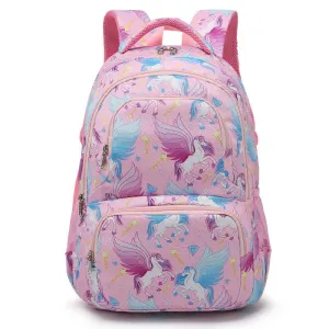 Pegasus Pattern Backpack Kids Cartoon Primary School Bag Bookbag