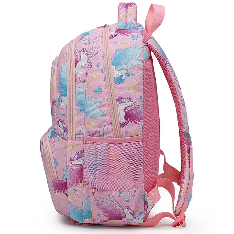 Pegasus Pattern Backpack Kids Cartoon Primary School Bag Bookbag