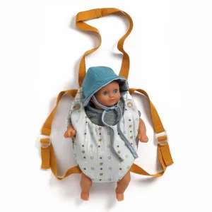 Pomea Dolls Baby Carrier Blue Gray
