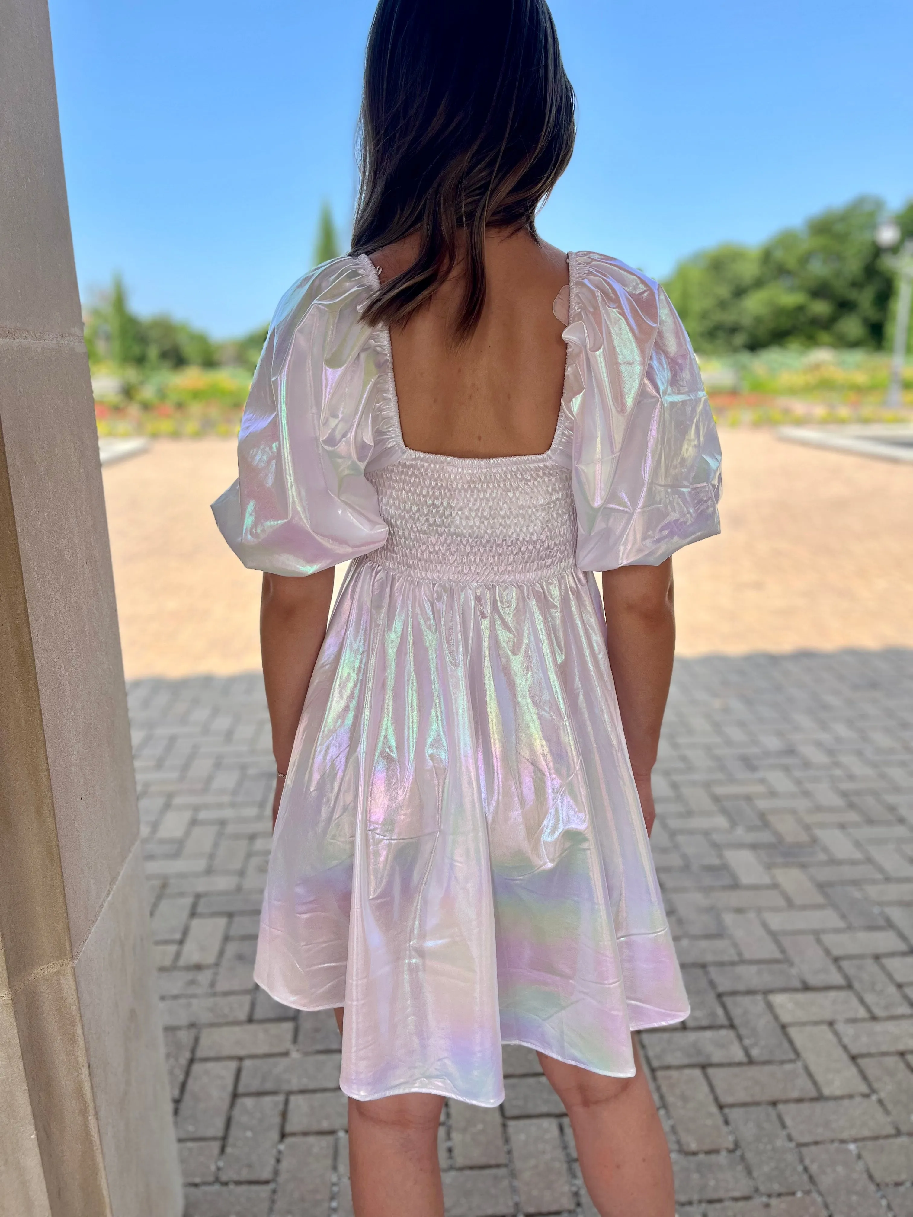 Put a Ring On It White Yes Dress