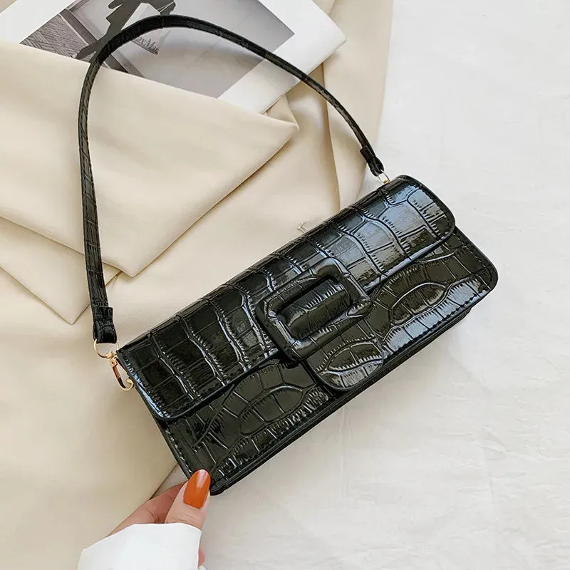"Girls Night" Trendy Faux Leather Shoulder Bag