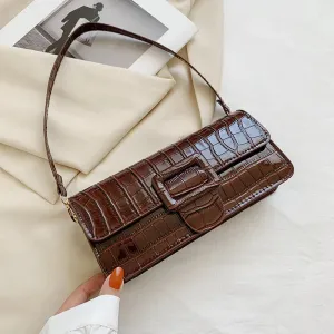 "Girls Night" Trendy Faux Leather Shoulder Bag