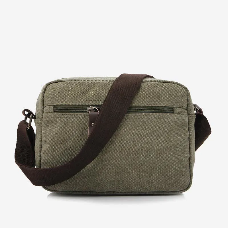Retro Men's Canvas Messnger Bag Casual Satchel Crossbody Shoulder Purse