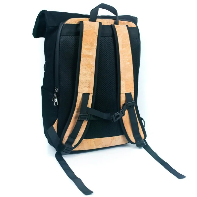 Riocork Men's Cork and Canvas Fusion Laptop Commuter Backpack BAG-2286