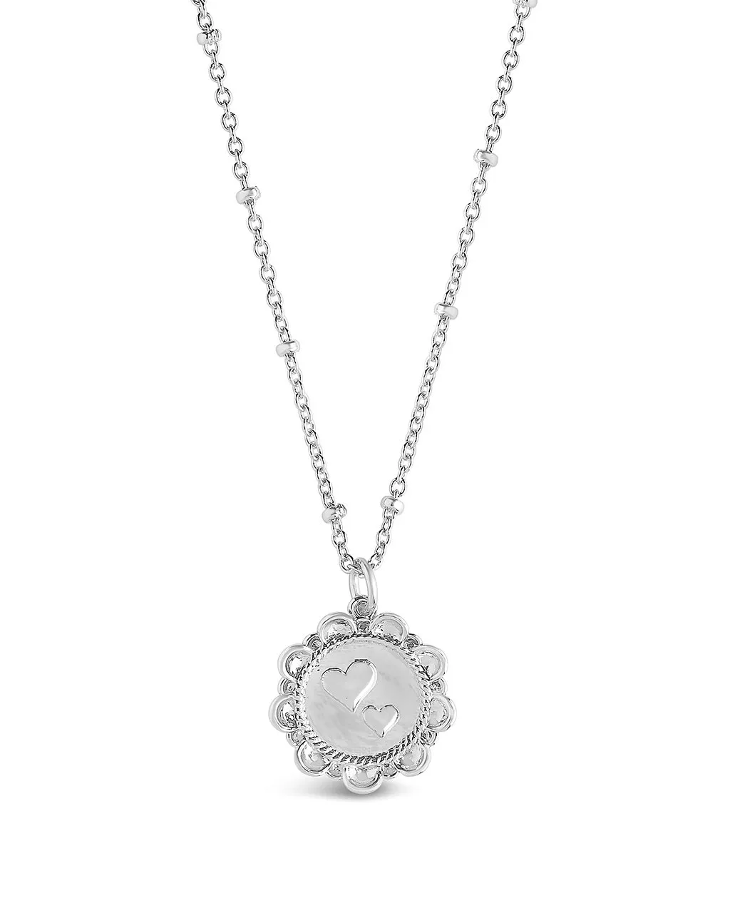 Rope Heart Medallion Pendant