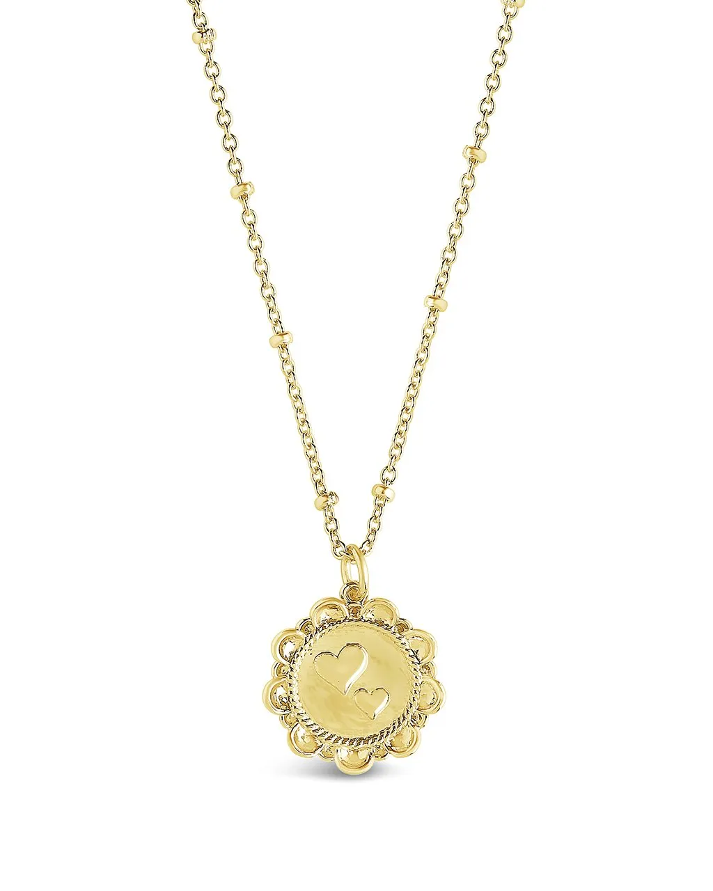 Rope Heart Medallion Pendant