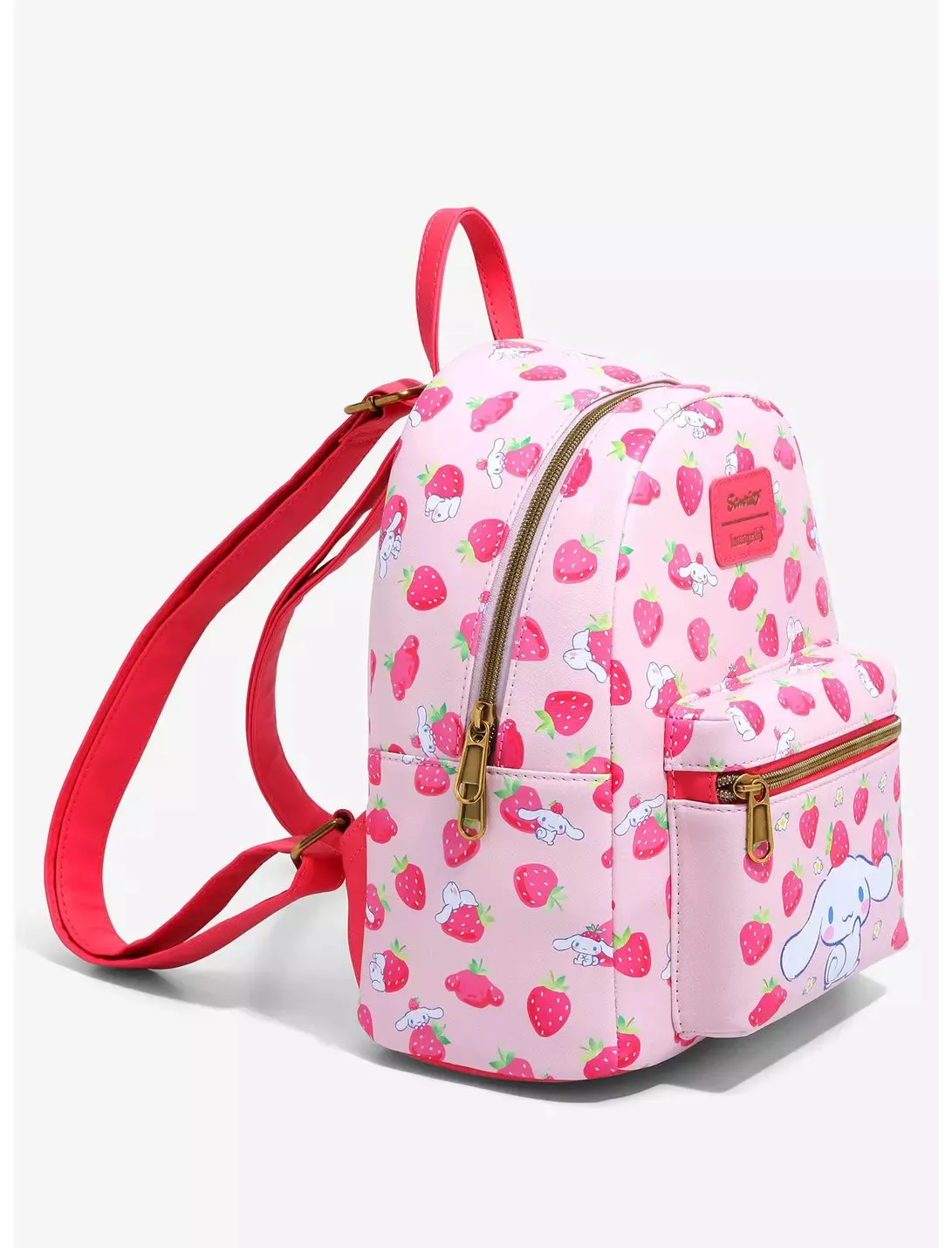 Sanrio Mini Backpack Cinnamoroll Strawberry AOP Loungefly