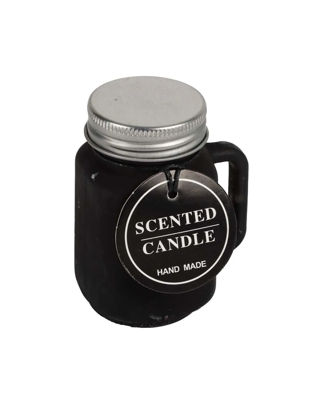 Scented Candle, Black, Wax