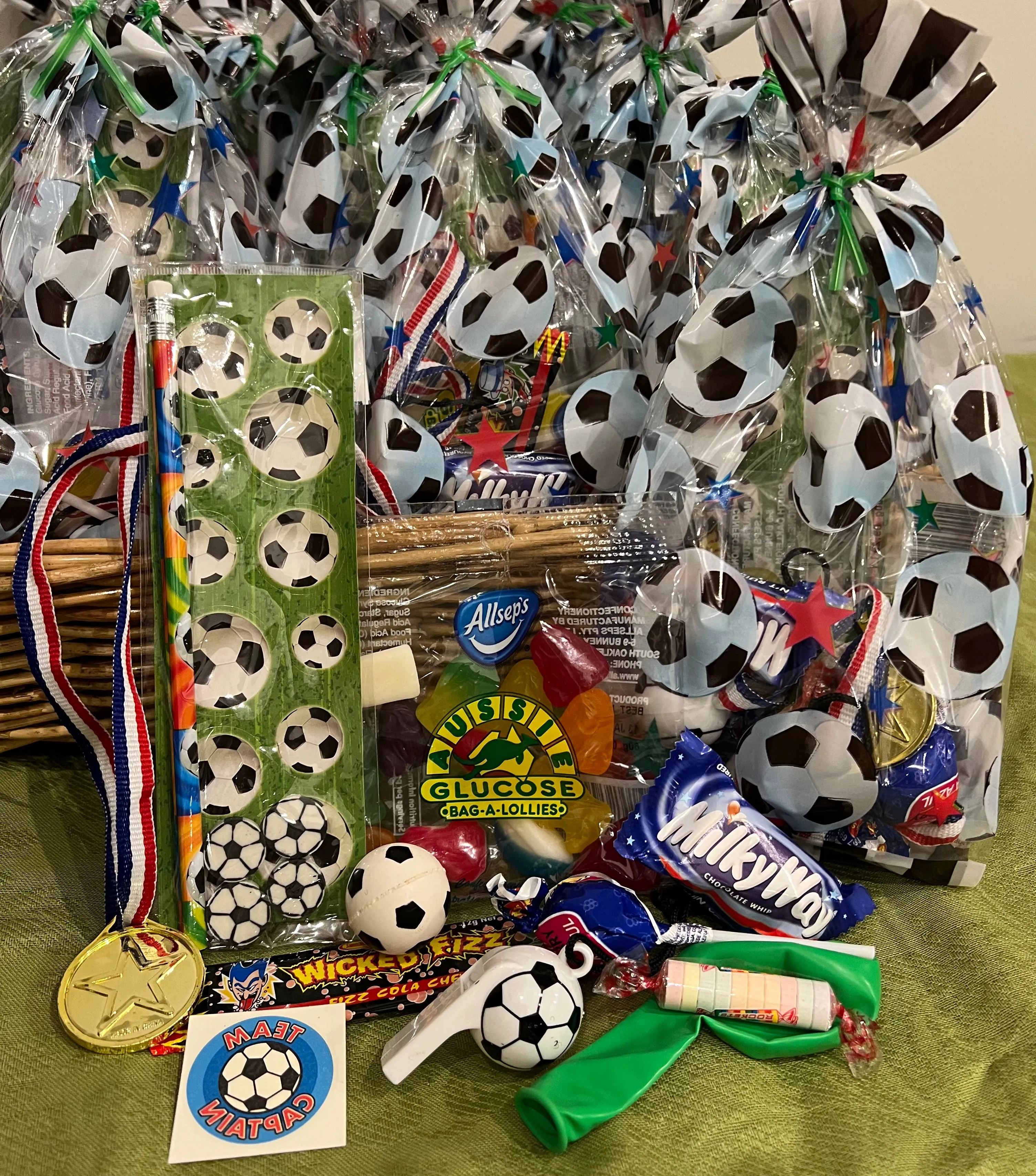 Soccer Ball Deluxe Lolly Bag