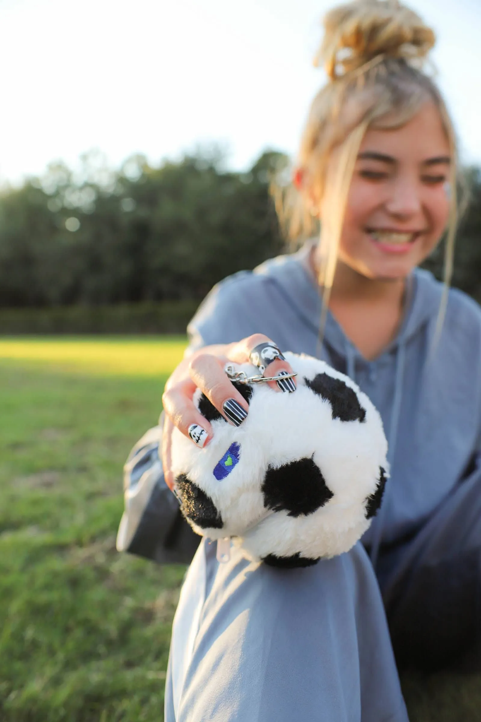 Soccer Ball Keychain - Sports Keychain & First-Aid Kit | Boo Boo Ball