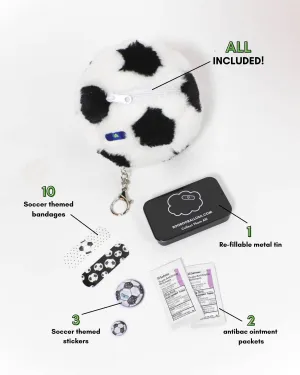 Soccer Ball Keychain - Sports Keychain & First-Aid Kit | Boo Boo Ball