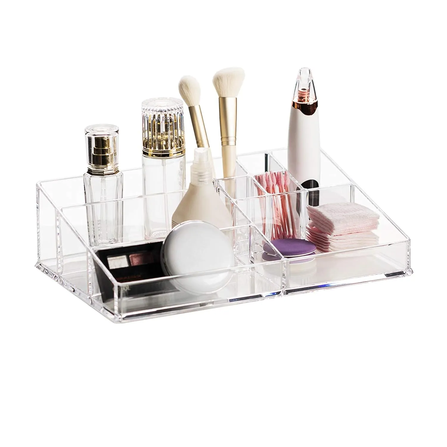 Spa Acrylic Cosmetic Organizer -16 Section Organizer