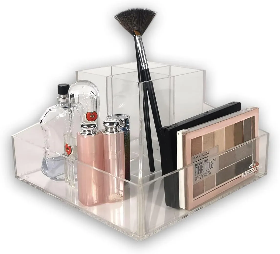 Spa Acrylic Cosmetic Organizer -16 Section Organizer