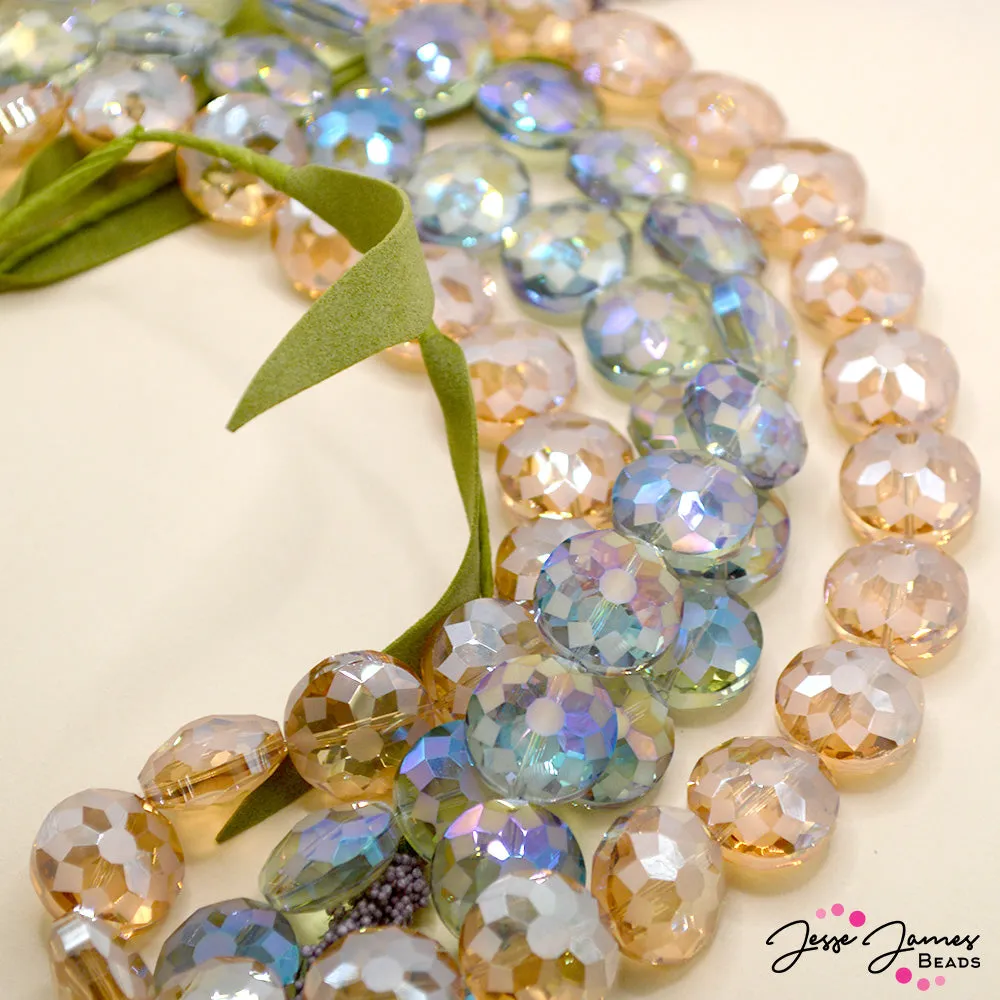 Spring Sunbeams Glass Bead Strands