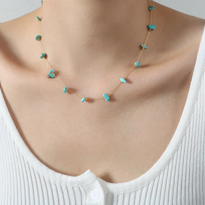 Tiger's Eye Handmade Necklace with Simple Design - High-End Women's Jewelry